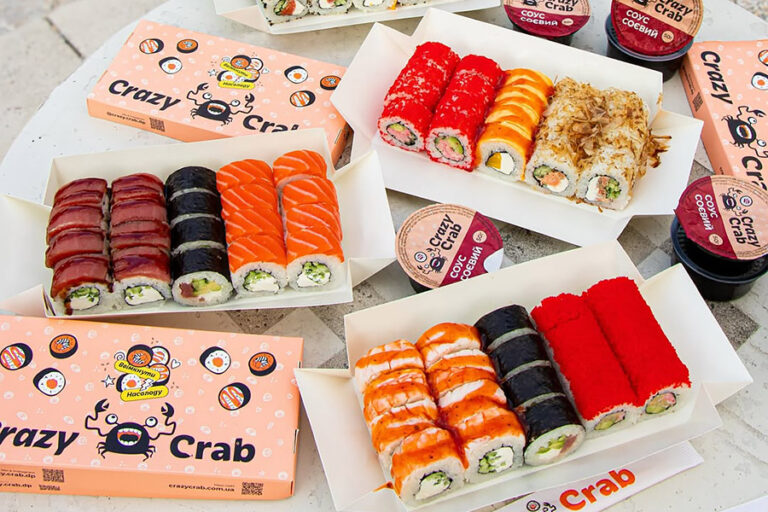 Доставка суші у Дніпрі: Що пропонує Crazy Crab Крейзі Краб суші